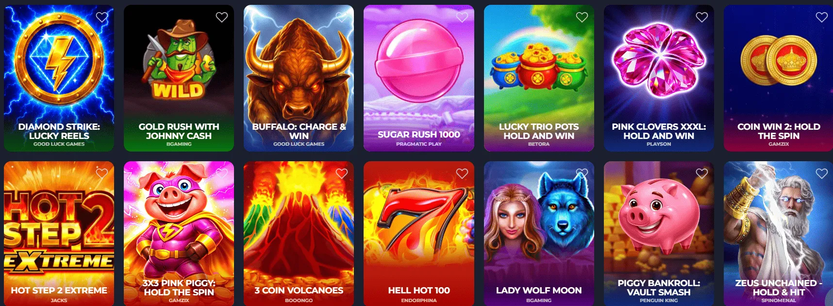 Fridayroll Casino Giochi 1