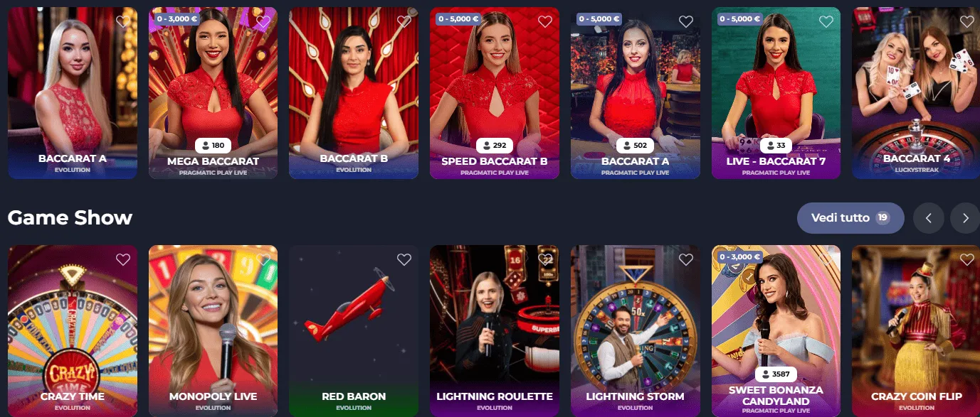 Fridayroll Casino Live Casino 5